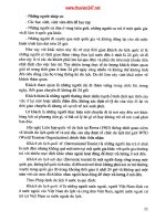 Giáo trình tổng quan du lịch part 2 pps