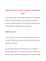 Nghệ thuật quản lý của người xưa nhìn từ “Tam Quốc Diễn Nghĩa” pps