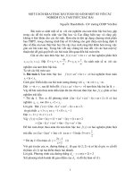 Một cách khai thác bài toán so sánh một số với các nghiệm của tam thức bậc hai pdf