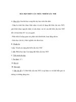 ĐỘT BIẾN CẤU TRÚC NHIỄM SẮC THỂ ppsx