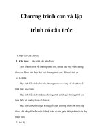 Chương trình con và lập trình có cấu trúc doc
