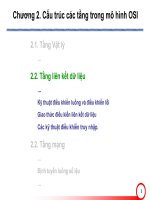 Chương 2. Cấu trúc các tầng trong mô hình OSI pptx