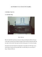 BÀI TÌM HIỂU VỀ CÁC CHUẨN NÉN FAX(JBIG) pptx