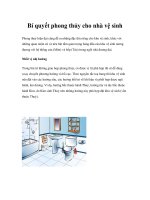 Bí quyết phong thủy cho nhà vệ sinh pps