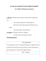 HÌNH TRÒN - TIỆN TÍCH XUNG QUANH VÀ THỂ TÍCH HÌNH TRÒN ppsx