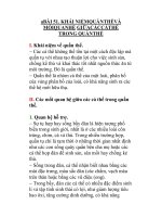 BÀI 51. KHÁI NIỆM QUẦN THỂ VÀ MỐI QUAN HỆ GIỮA CÁC CÁ THỂ TRONG QUẦNTHỂ potx