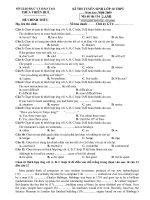 ĐỀ TUYỂN SINH LỚP 10 - THỨA THIÊN HUẾ