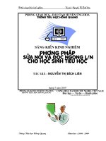 SKKN : Sửa nói và đọc ngọng l/n cho học sinh