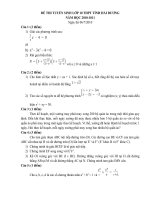 Đề thi tuyển sinh vào 10 THPT_Hải Dương (năm học 2010-2011_ ngày 06/7/2010)