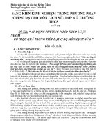 Phương pháp thảo luận nhóm trong dạy Lịch sử 6doc