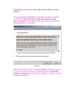 Hướng dẫn xử lý email trên TMG 2010 Firewall –Phần I:Cài đặt (phần 3) Trong trang docx