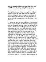 Một số suy nghĩ về những biện pháp sinh học và IPM trên cây trồng đang được doc