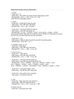 Những phản ứng đặc trưng của hidrocacbon