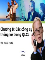 Các công cụ thống kê trong QLCL ppt