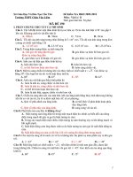 Đề Kiểm Tra Lớp11 HKII THPT Châu Văn Liêm(có đáp án)