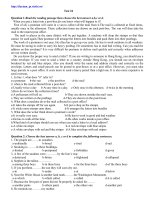 Đề tham luyện thi đại học môn Tiếng Anh - Đề số 24 doc