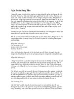 Nghị luậ về bài thơ Sang thu