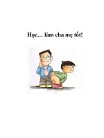 Học… làm cha mẹ tốt! pptx