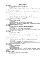 Mục tiêu chuẩn kiến thức lớp 4 môn Kĩ thuật