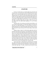 Giáo trình tài chính doanh nghiệp - Mở đầu pdf