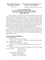 BÁO CÁO THÀNH TÍCH CỦA ĐƠN VỊ