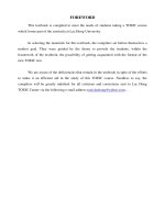 Giáo trình môn tiếng anh TOEIC 3