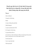 Chuyển mục đích cho các tổ chức kinh tế trong nước thực hiện Dự án sử dụng đất với mục đích phát triển kinh tế không thuộc đối tượng thu hồi đất ppt