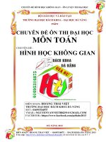 Chuyên đề hình học không gian luyện thi đại học