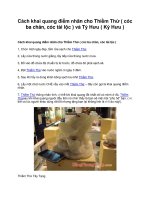 Cách khai quang điểm nhãn cho Thiềm Thừ ( cóc ba chân, cóc tài lộc ) và Tỳ Hưu ppt