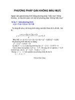 Phương trình không mẫu mực 1