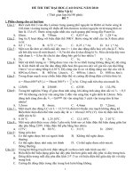 2 đề thi thử Đại học năm 2010 Môn Vật lý số 7+8