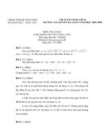 Đề chuyên Hạ Long 2001-2002