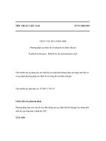 TIÊU CHUẨN VIỆT NAM TCVN 5458-1991 CHẤT TẨY RỬA TỔNG HỢP Phương pháp xác docx
