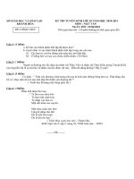 ĐỀ THI TUYỂN SINH LỚP 10 NĂM HỌC 2010-2011 CỦA TỈNH KHÁNH HÒA