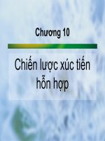 Chương 10: Chiến lược xúc tiến tổng hợp doc