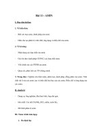 Giáo án hóa học lớp 12 chương trình nâng cao - Bài 11 ppsx