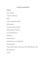 Giải quyết tranh chấp đất đai Thông tin Lĩnh vực thống kê: Tài nguyên và Môi potx