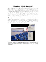 Mapping: thật là đơn giản! pptx