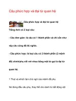 Câu phức hợp và đại từ quan hệ ppsx