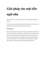 Giải pháp cho mặt tiền ngôi nhà doc