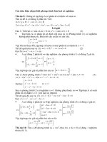 Dau hieu nhan biet PT bac 2 có nghiem P5