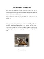 Nội thất tinh tế cho nhà 25m² Ngôi nhà nhỏ xinh với diện tích 25m2 (2,5 x 10m) là pps