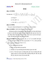 Đề tự ôn luyện thi vào lớp 10 môn Toán - đề số 1 doc