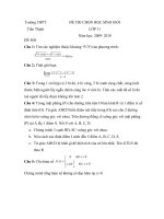 đề+ đáp án thi hsg 11