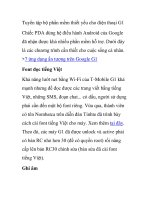 Tuyển tập bộ phần mềm thiết yếu cho điện thoại G1 potx