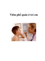 Viêm phế quản ở trẻ em pot