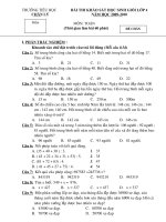 Đề khảo sát HSG lớp 4 số 4