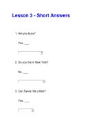 Lesson 3 - Short Answers docx