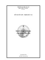 Toán Cao cấp B 1 docx