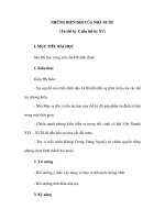 NHỮNG BIẾN ĐỔI CỦA NHÀ NƯỚC (Từ thế kỷ X đến thế kỷ XV) doc